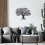 Wallity Yaprak Dokumu - M0111 Escultura de Pared de Metal Negra